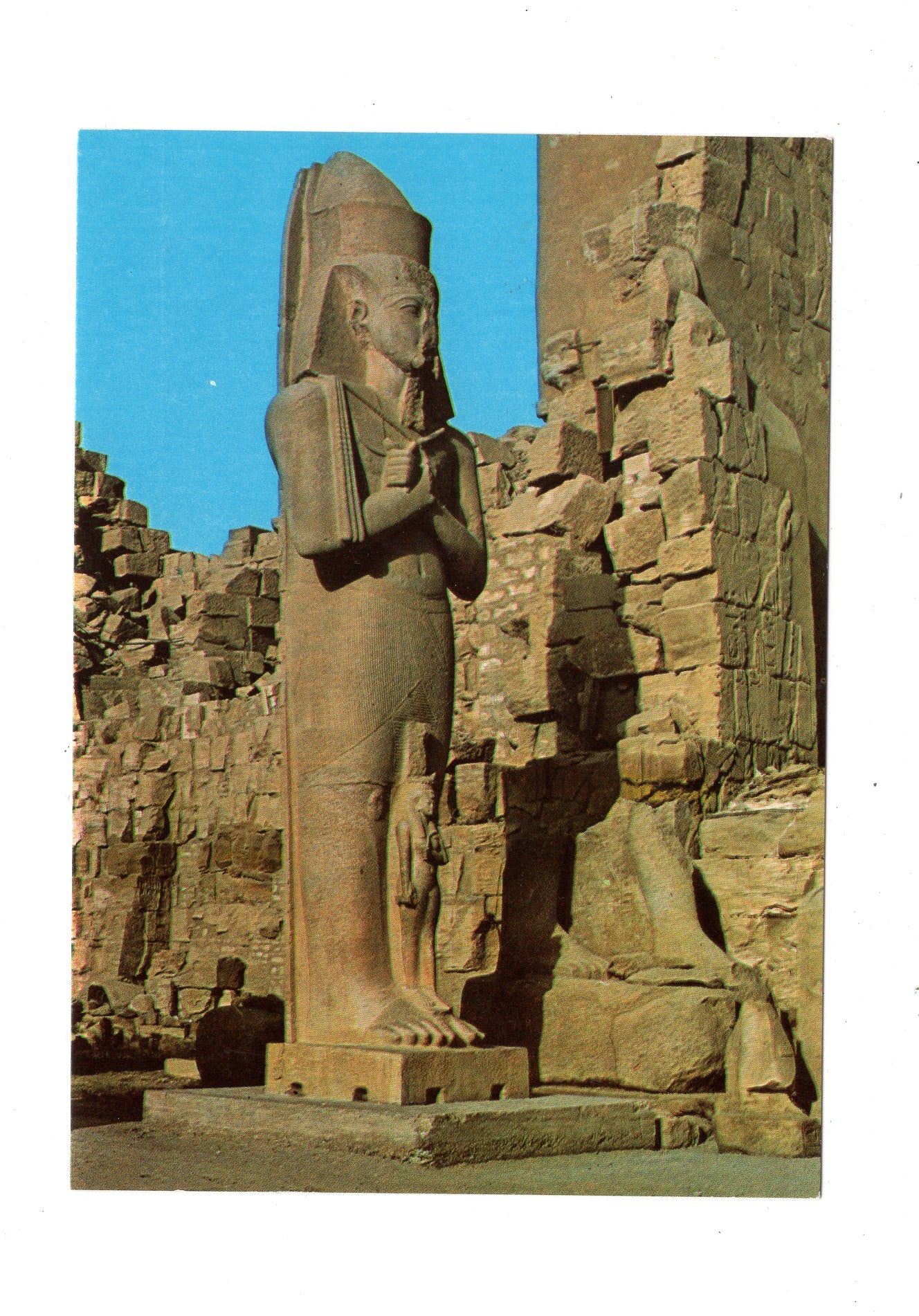 Ansichtskarte Luxor / Phrao Pinutem und Frau / Ägypten