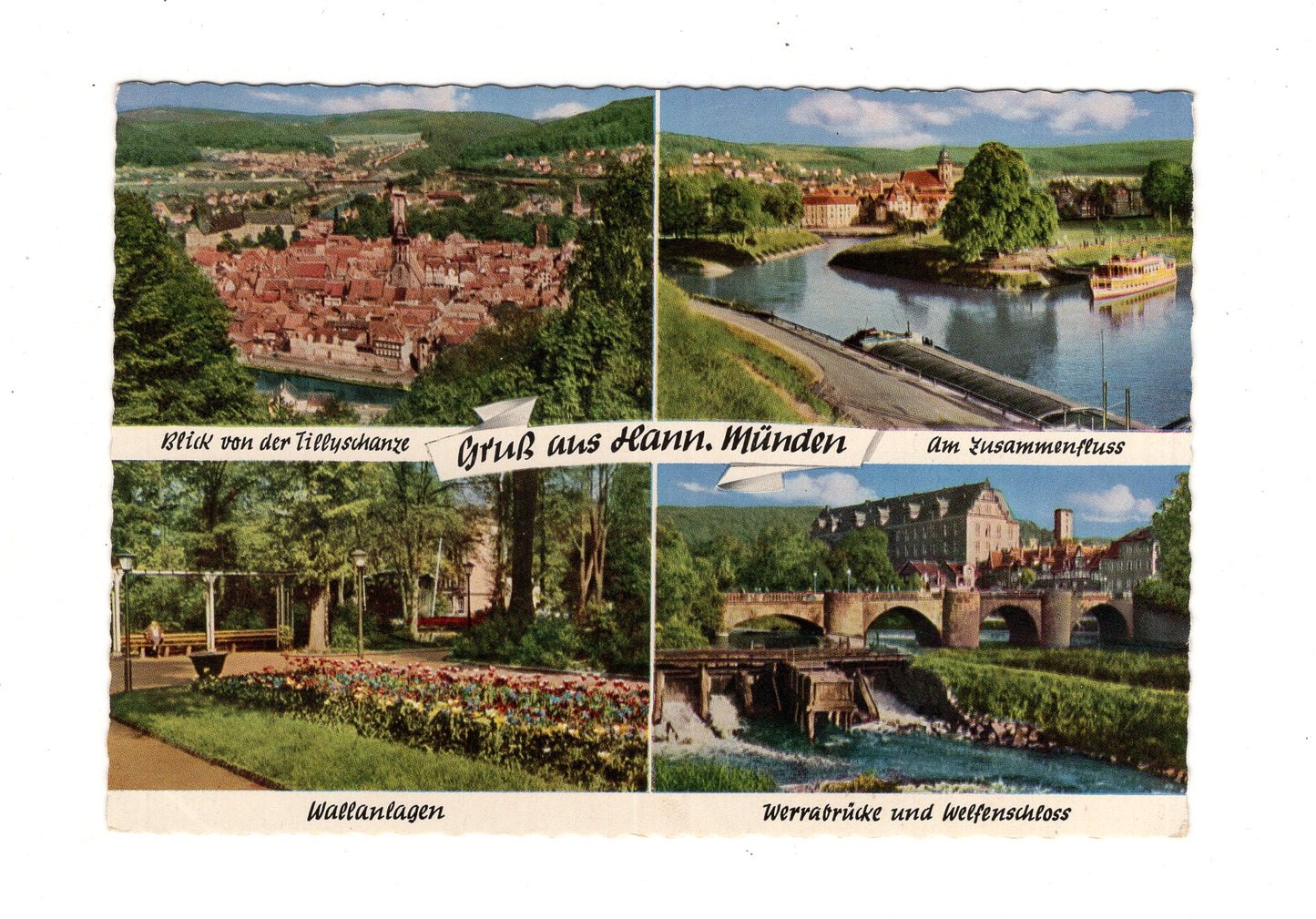 Ansichtskarte Hann. Münden / Wallanlagen +++