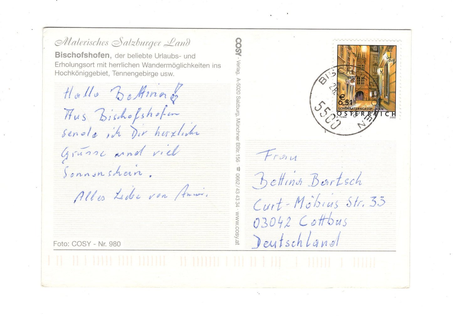 Ansichtskarte Bischofshofen / Salzburger Land / Österreich