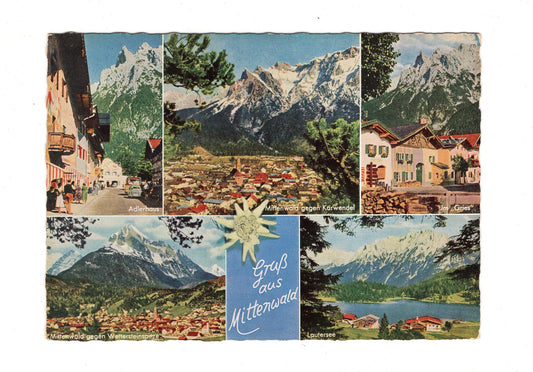 Ansichtskarte Mittenwald / Bayerisches Hochgebirge / G1-55