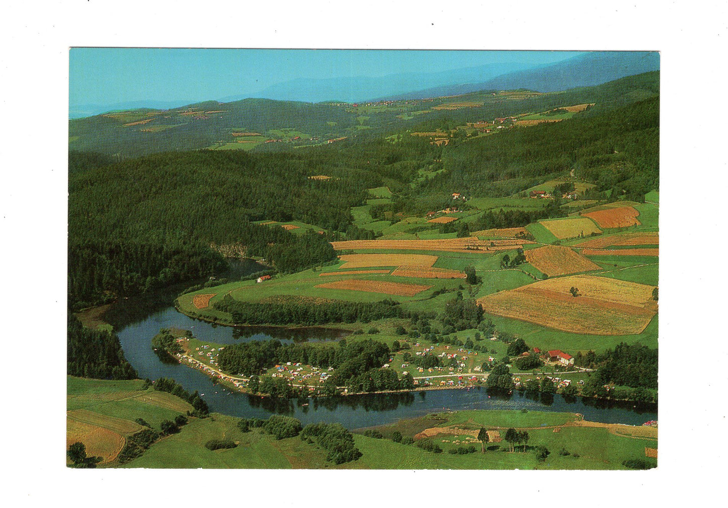 Ansichtskarte Campingplatz Höllensteinsee / Pirka / Bayerischer Wald