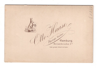 Fotografie Feines Paar - Hamburg 1890er / CAB X-32