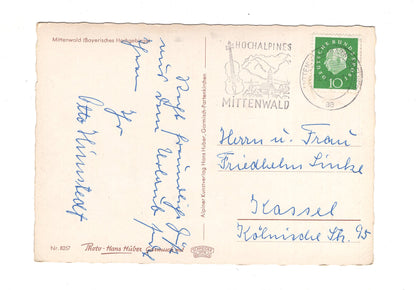 Ansichtskarte Mittenwald / Bayerisches Hochgebirge / G1-55