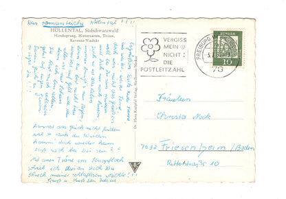 Ansichtskarte Das romantische Höllental / Südschwarzwald / H1-52