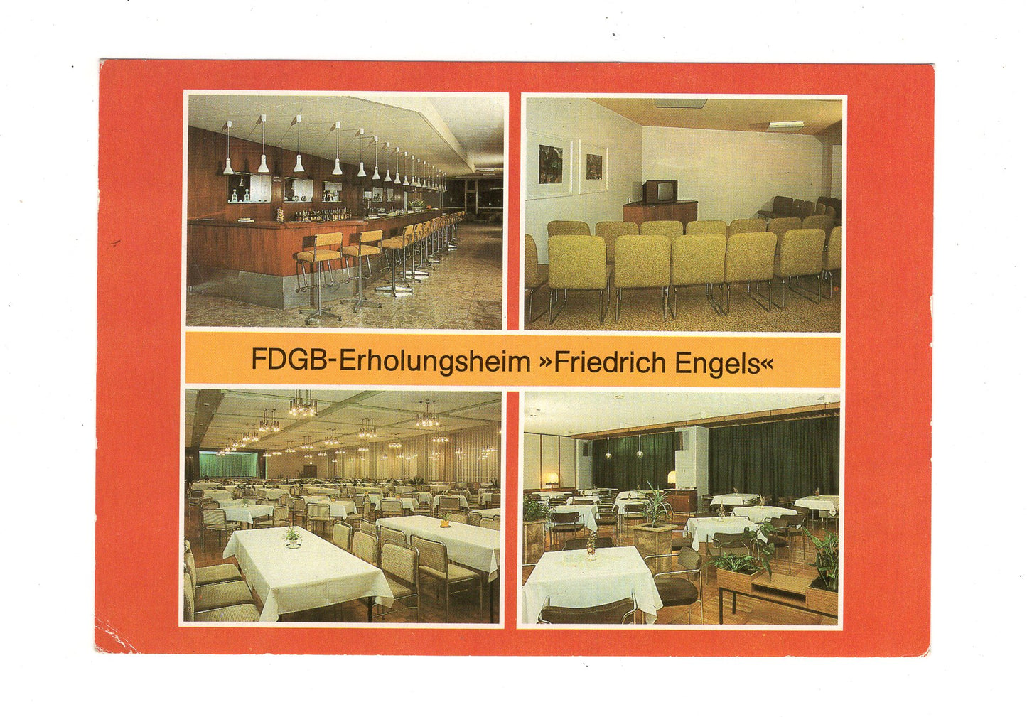 Ansichtskarte Templin / FDGB-Erholungsheim Friedrich Engels