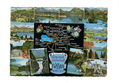 Ansichtskarte Füssen im Allgäu