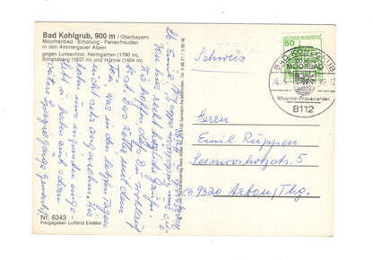 Ansichtskarte Bad Kohlgrub / Oberbayern
