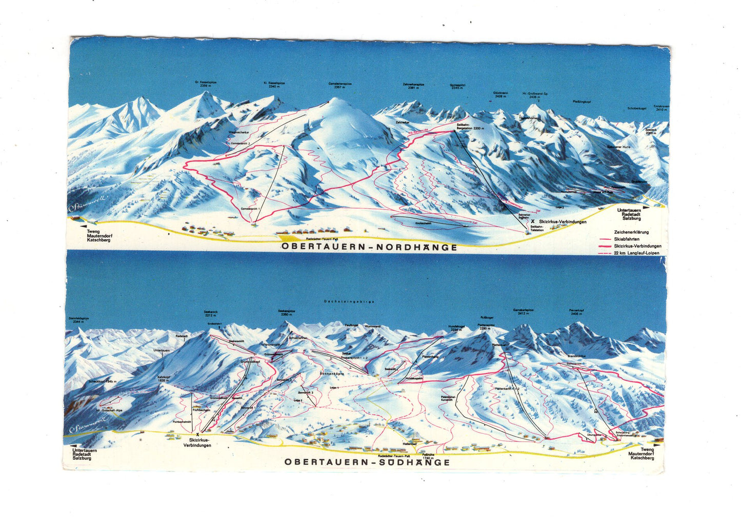 Ansichtskarte Obertauern / Salzburger Land / Österreich