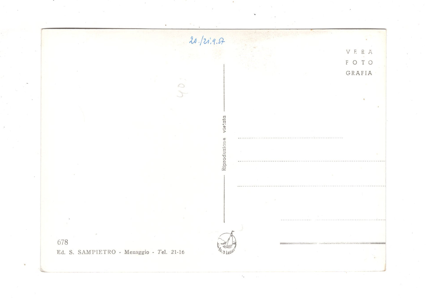 Ansichtskarte Lago di Como / Colico / Italien / N1-61