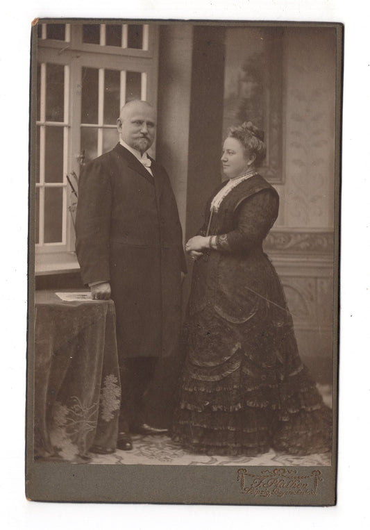 Fotografie Feines Paar - Leipzig 1900er / CAB X-32