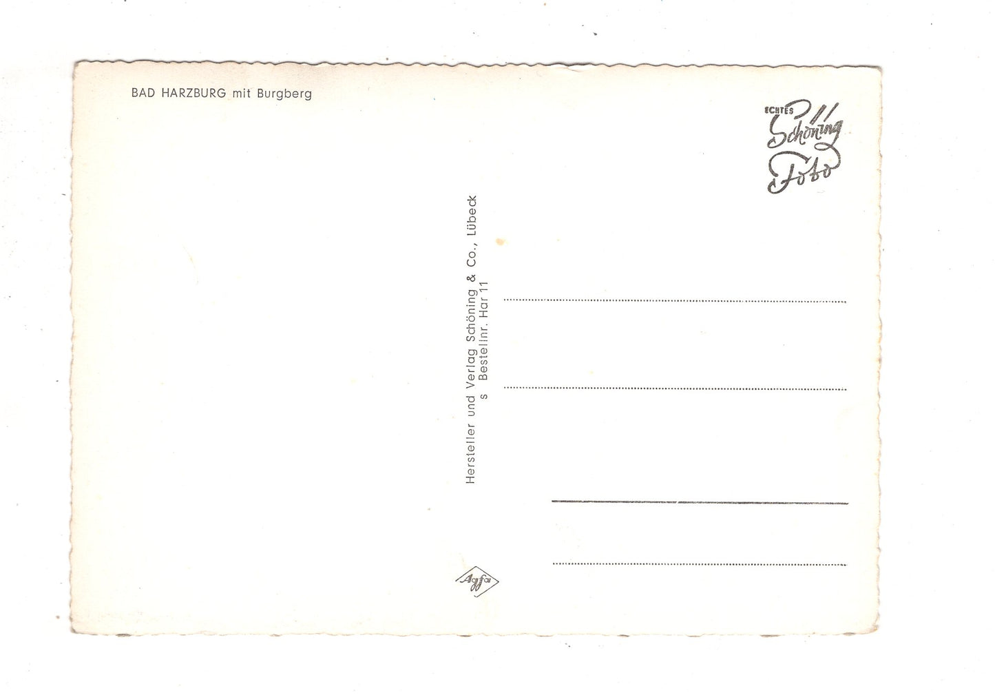 Ansichtskarte Bad Harzburg mit Burgberg / J1-63