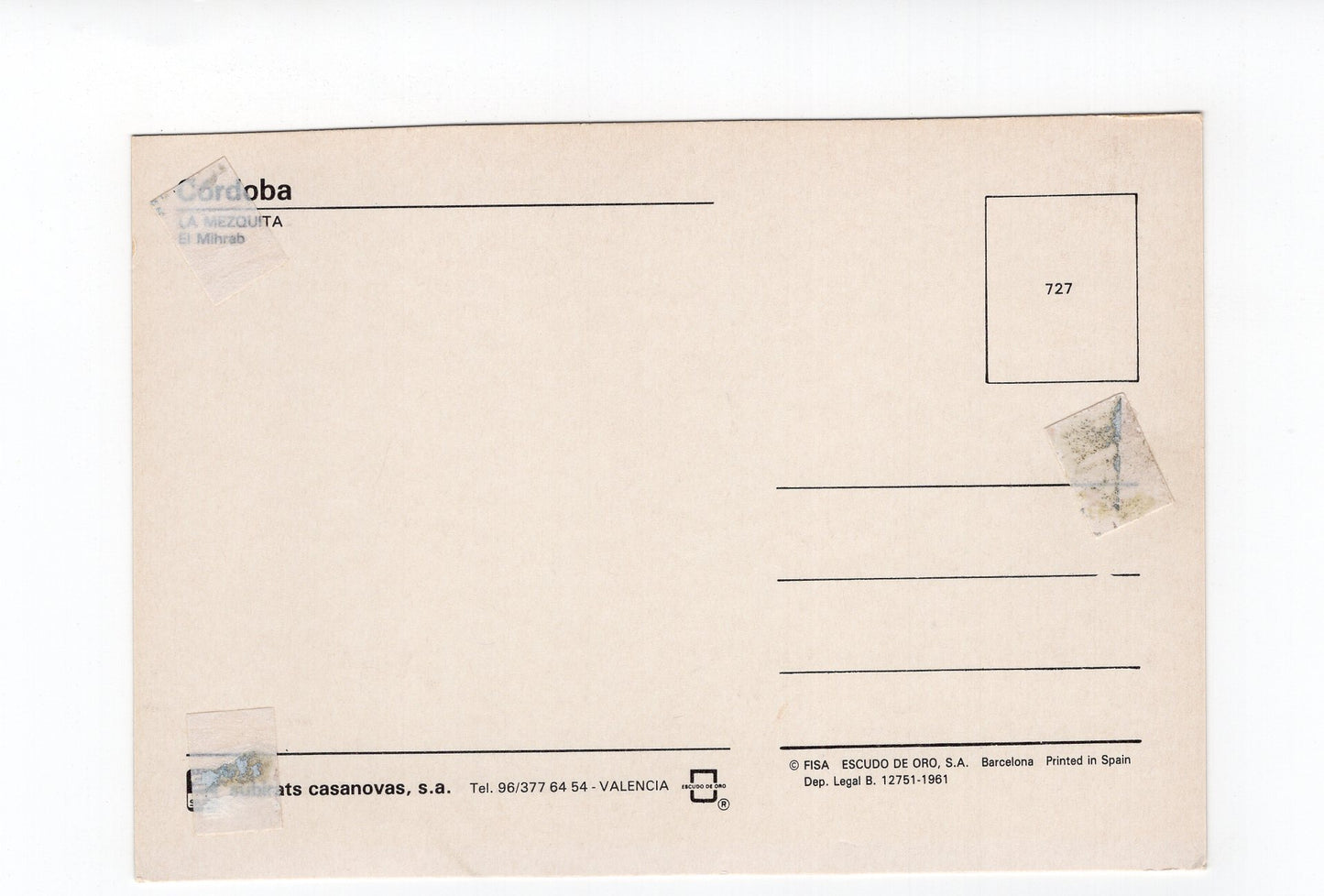 Ansichtskarte Cordoba / La Mezquita / Spanien