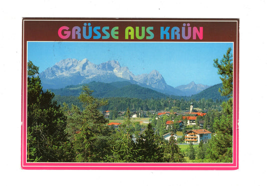 Ansichtskarte Krün bei Mittenwald / G1-55