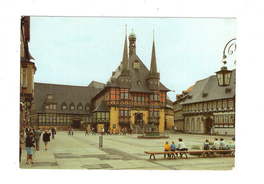 Ansichtskarte Wernigerode / Rathaus / K1-55