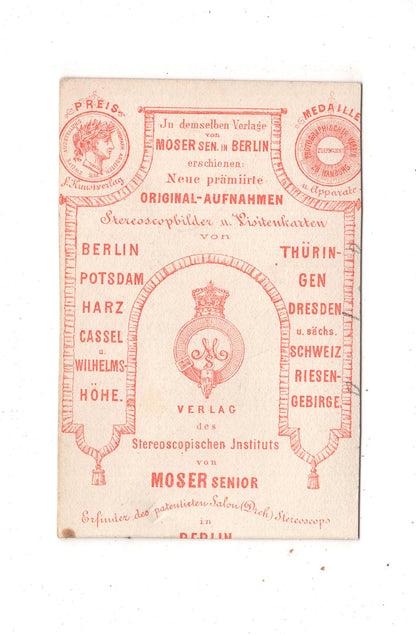 Fotografie Historisches Landschaftsbild - unbekannter Ort 1870er