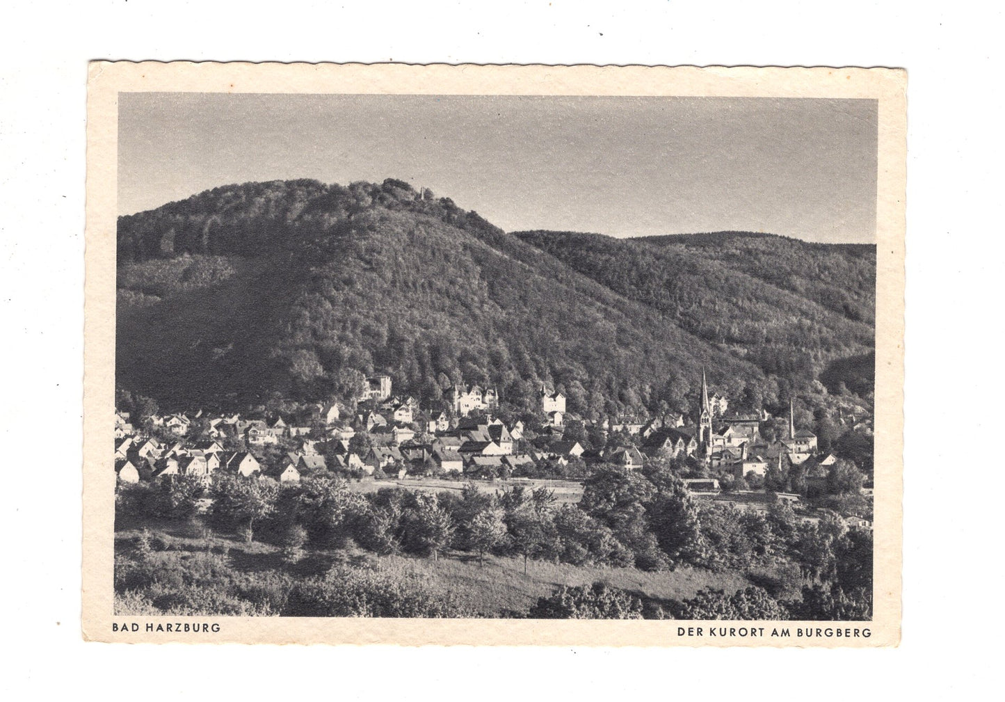 Ansichtskarte Bad Harzburg - Der Kurort am Burgberg / J1-63