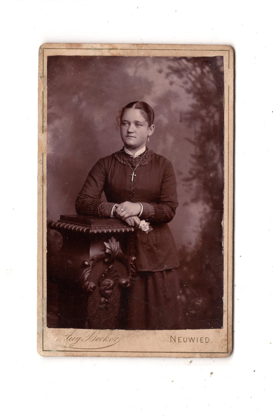 Fotografie Feine Dame - Neuwied 1880er
