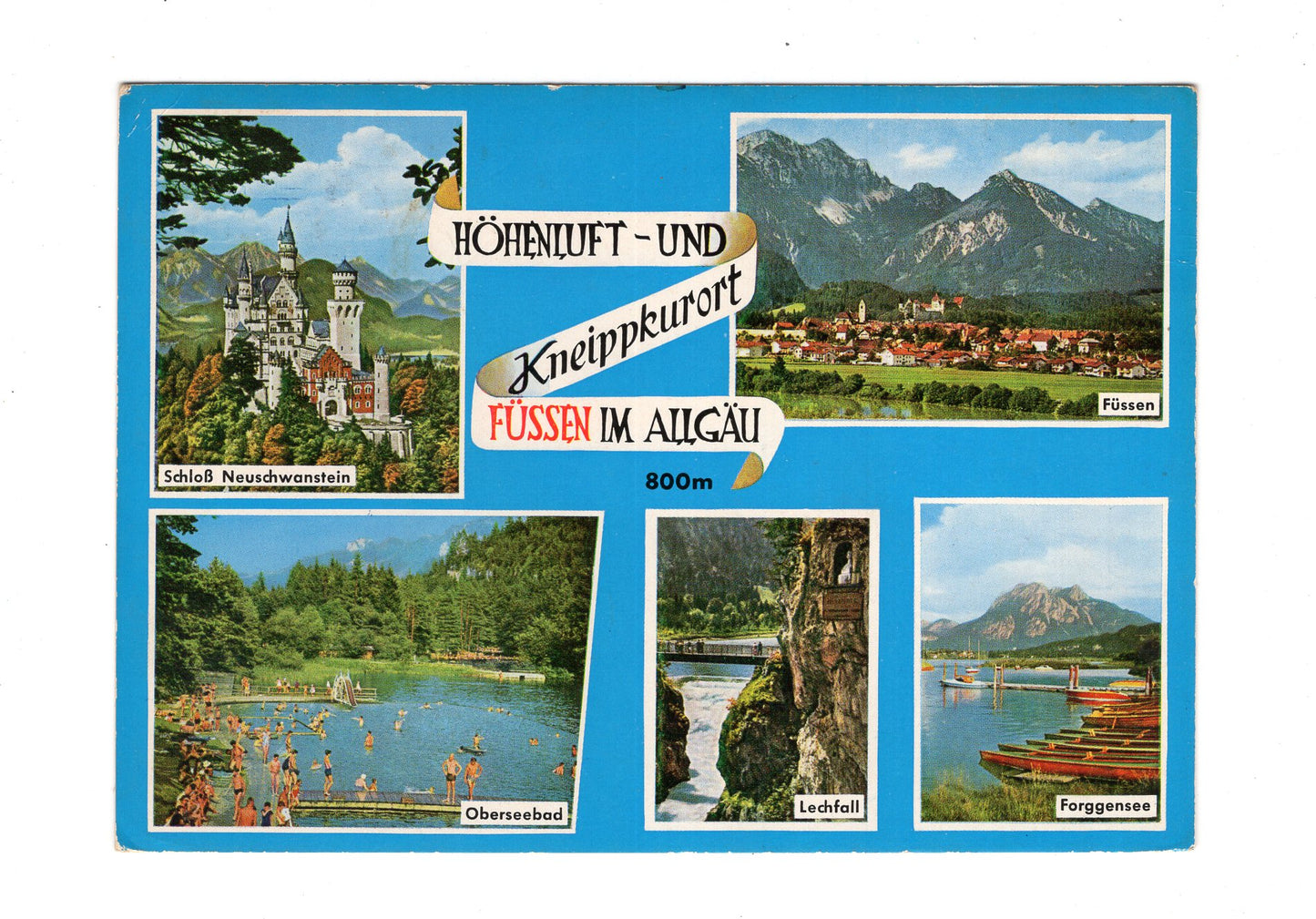 Ansichtskarte Füssen im Allgäu