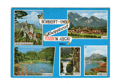 Ansichtskarte Füssen im Allgäu