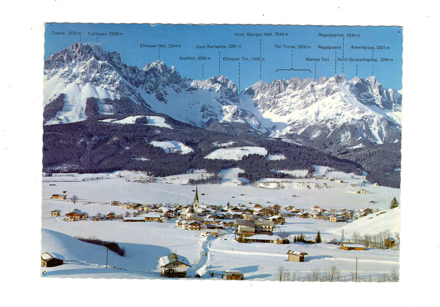Ansichtskarte Ellmau / Tirol / Österreich