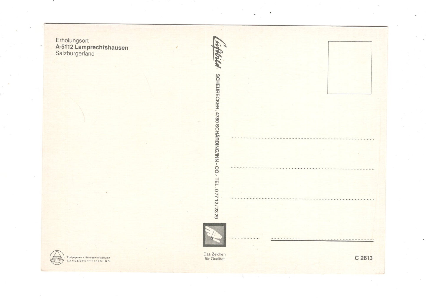 Ansichtskarte Lamprechtshausen / Salzburger Land / Österreich