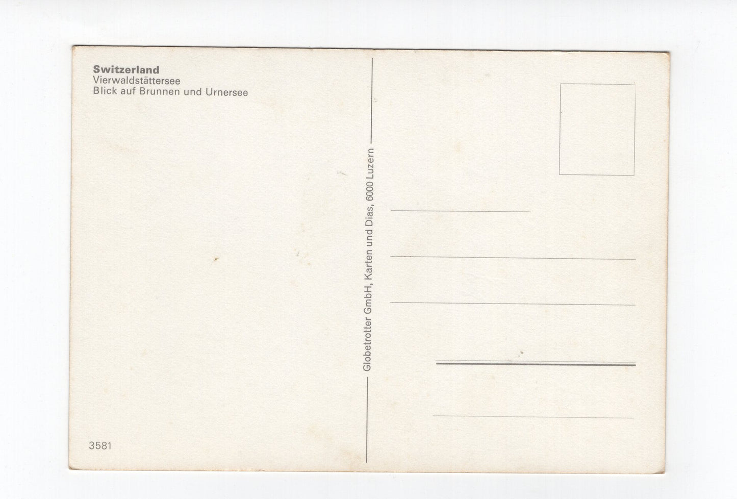 Ansichtskarte Blick auf Brunnen und Urner See / Vierwaldstättersee / Schweiz