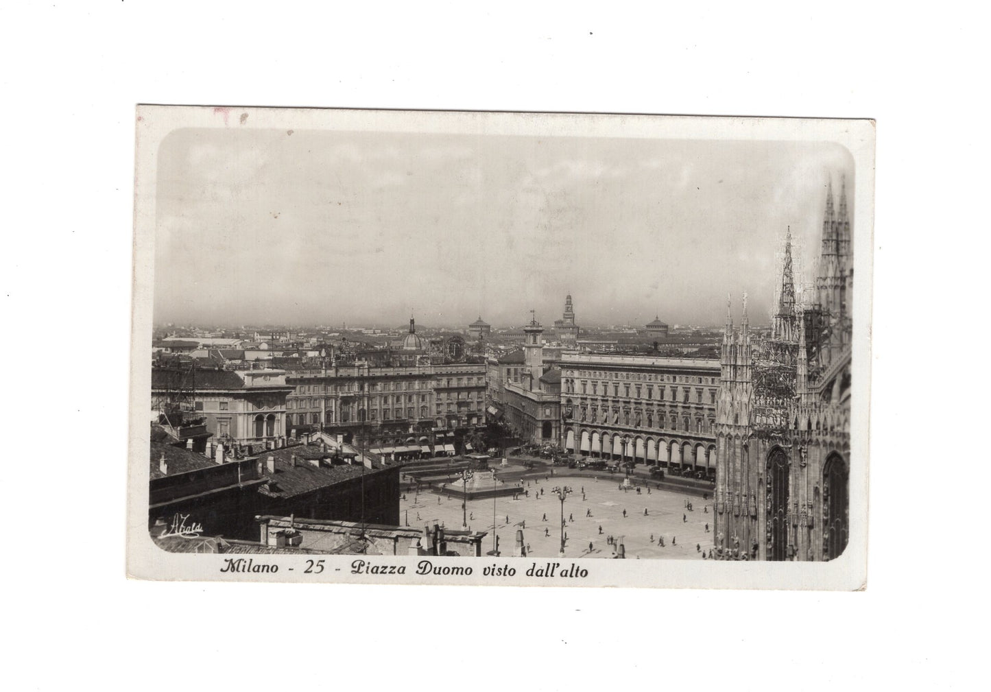 Ansichtskarte Milano Mailand / Piazza Duomo / Italien
