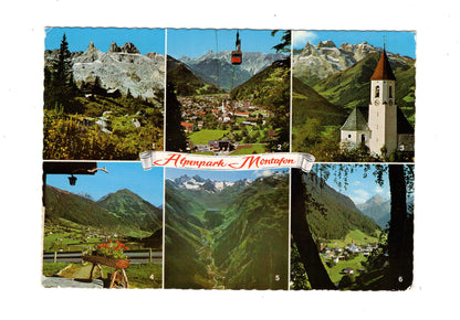 Ansichtskarte Alpenpark Montafon / Vorarlberg / Österreich