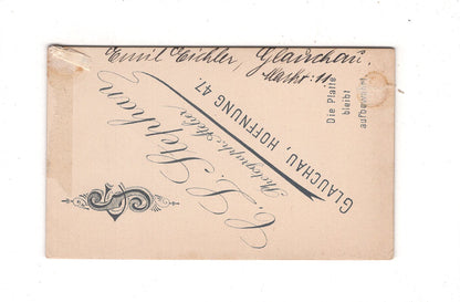 Fotografie Feiner Junge - Glauchau 1890er / CDV N1-05