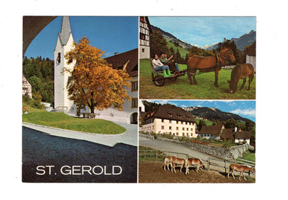 Ansichtskarte St. Gerold / Großwalsertal / Vorarlberg / Österreich