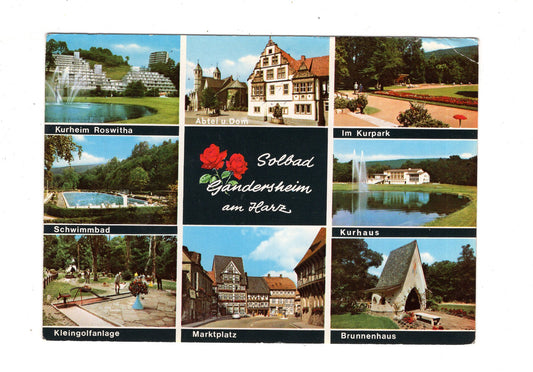 Ansichtskarte Bad Gandersheim am Harz / Marktplatz +++ / K1-55