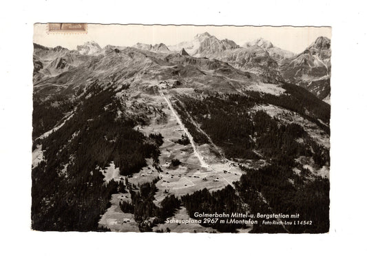 Ansichtskarte Montafon / Golmerbahn / Vorarlberg / Österreich