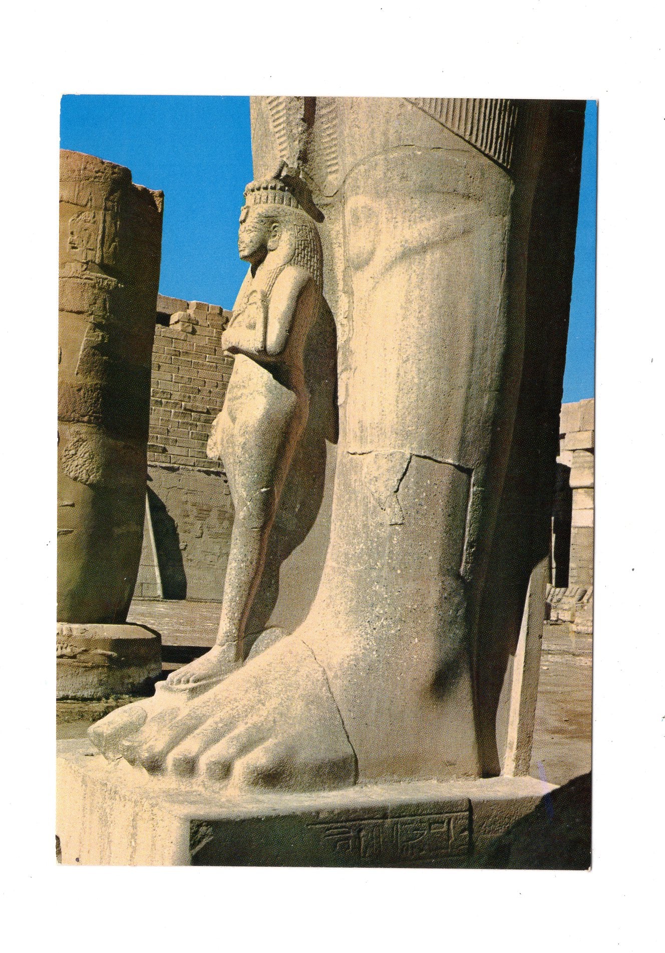 Ansichtskarte Luxor / Statue Nefertari / Ägypten