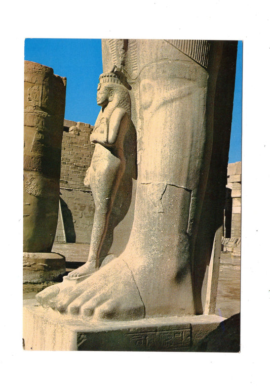 Ansichtskarte Luxor / Statue Nefertari / Ägypten