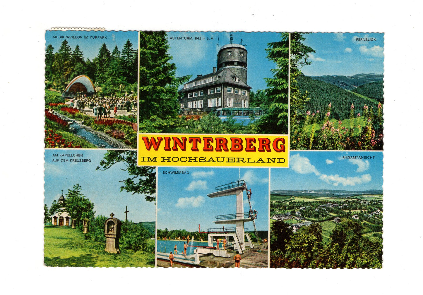 Ansichtskarte Winterberg im Hochsauerland / Astenturm +++