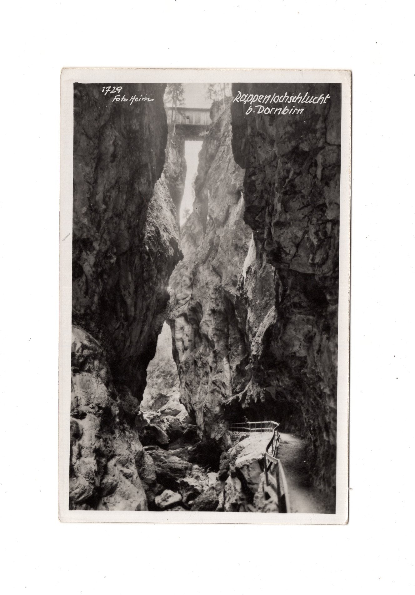 Ansichtskarte Rappenlochschlucht bei Dornbirn / Österreich