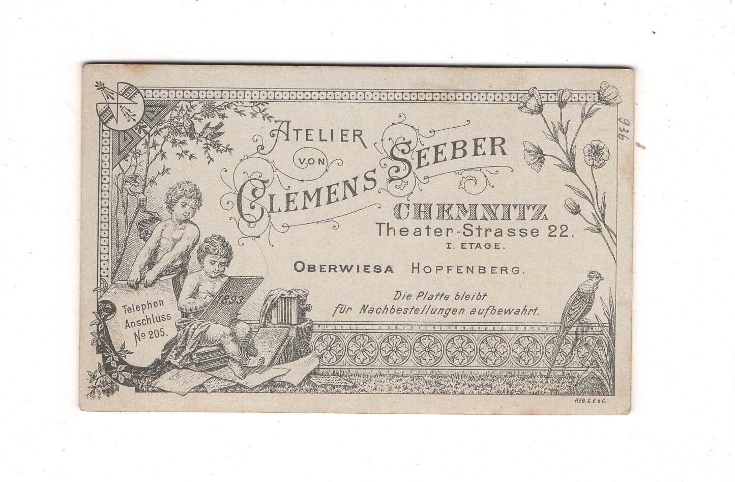 Fotografie Feiner Junge - Chemnitz um 1890 / CDV N1-05