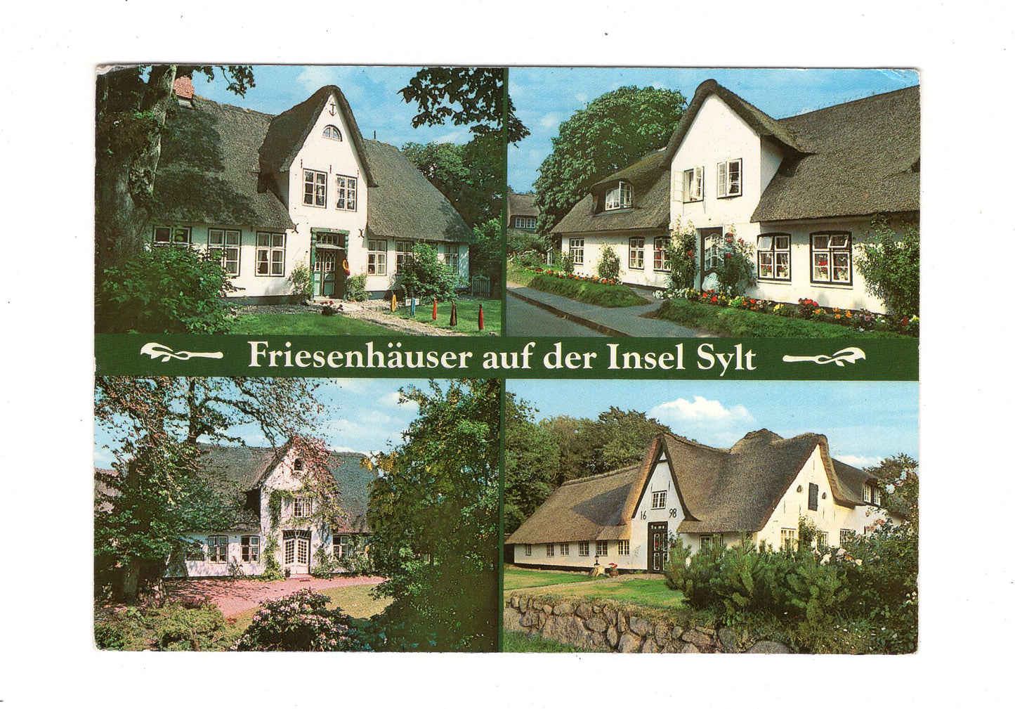 Ansichtskarte Friesenhäuser auf der Insel Sylt
