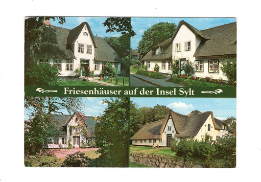 Ansichtskarte Friesenhäuser auf der Insel Sylt