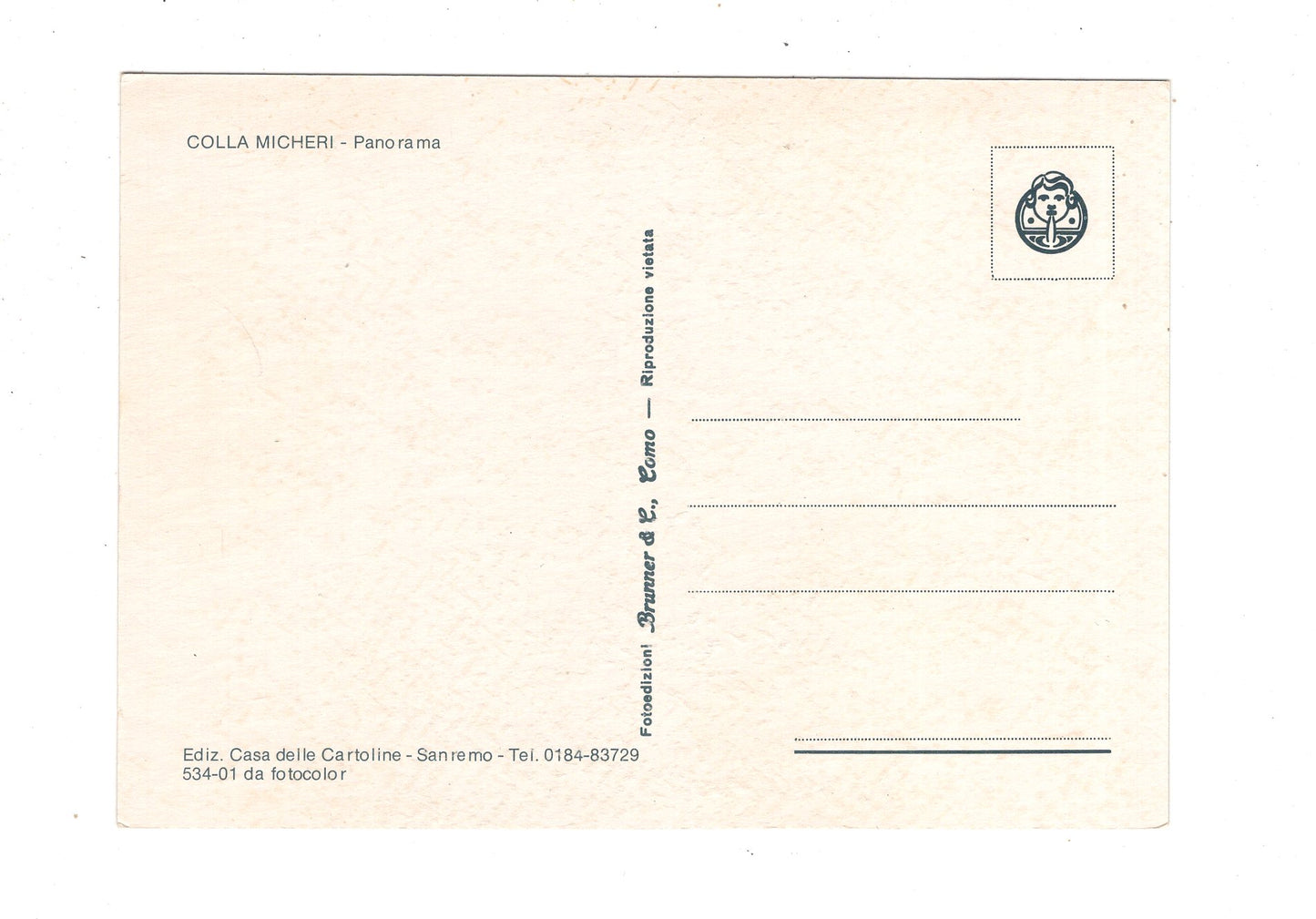 Ansichtskarte Colla Micheri / Italien / N1-62