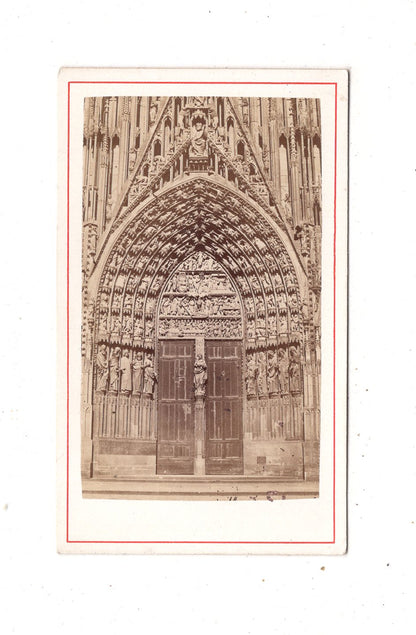 Fotografie Das Münster in Straßburg - 1870er