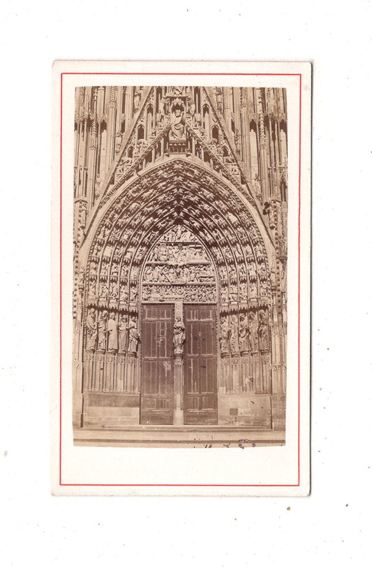 Fotografie Das Münster in Straßburg - 1870er