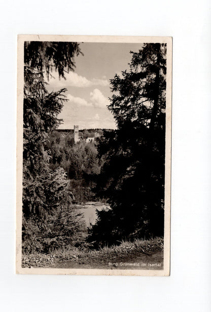 Ansichtskarte Burg Grünwald im Isartal