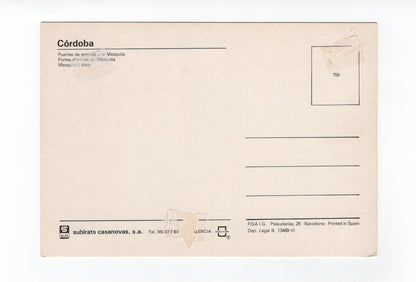 Ansichtskarte Cordoba / Mezquita / Spanien