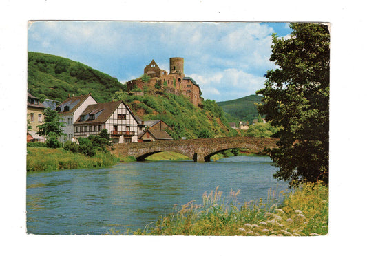 Ansichtskarte Heimbach / Eifel / Rurbrücke / Burg / M1-60