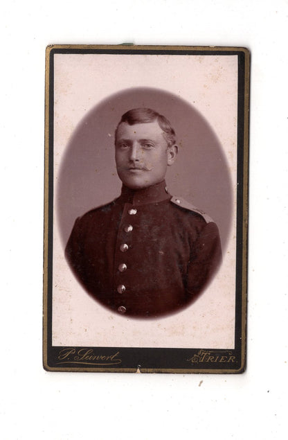 Fotografie Soldat - Trier 1880er / CDV M1-03