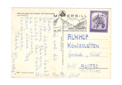 Ansichtskarte Mittersill / Salzburger Land / Österreich