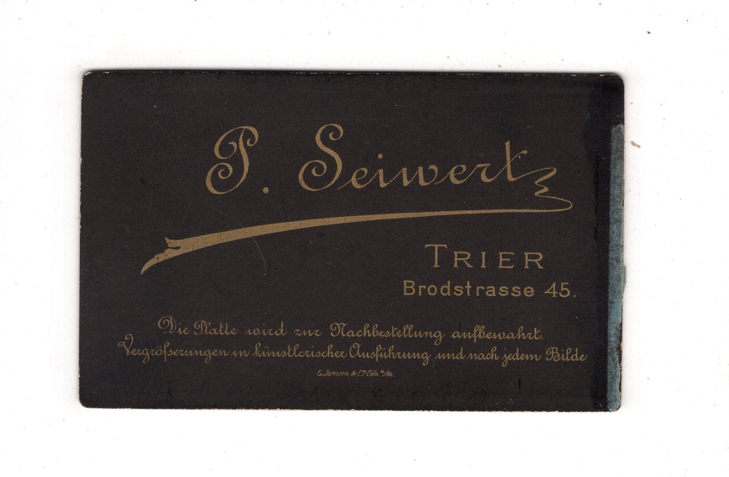 Fotografie Soldat - Trier 1880er / CDV M1-03