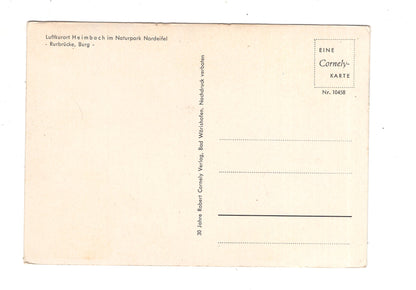 Ansichtskarte Heimbach / Eifel / Rurbrücke / Burg / M1-60