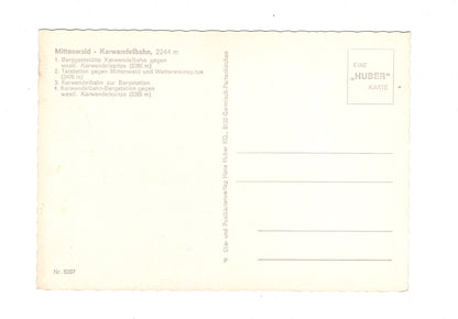 Ansichtskarte Mittenwald / Karwendelbahn / G1-56